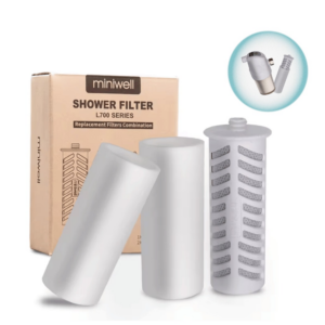 פילטר החלפה למסנן מקלחת Miniwell – להפחתת כלור, חלודה ומשקעים